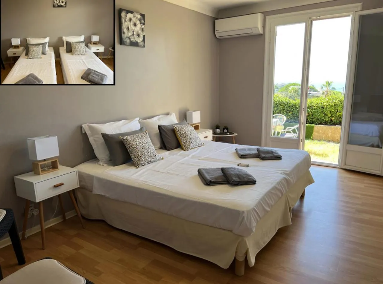 Charming Villa-Appartement With A View On The Sea Of 95 M2 Cannes France
